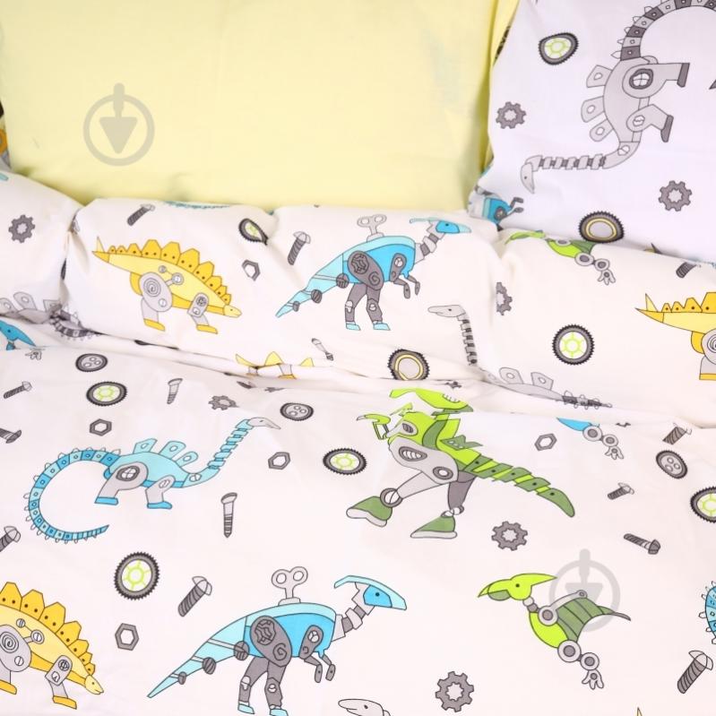 Наволочка Ranforce Elite 17-0576 Dinosaur robot 70x70 см мульти MirSon - фото 3 Наволочка Ranforce Elite 17-0576 Dinosaur robot 70x70 см мульти MirSon - фото 3