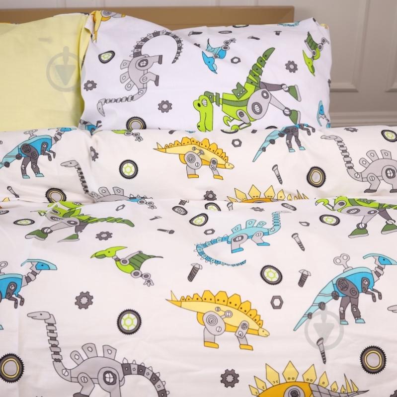 Наволочка Ranforce Elite 17-0576 Dinosaur robot 70x70 см мульти MirSon - фото 4 Наволочка Ranforce Elite 17-0576 Dinosaur robot 70x70 см мульти MirSon - фото 4