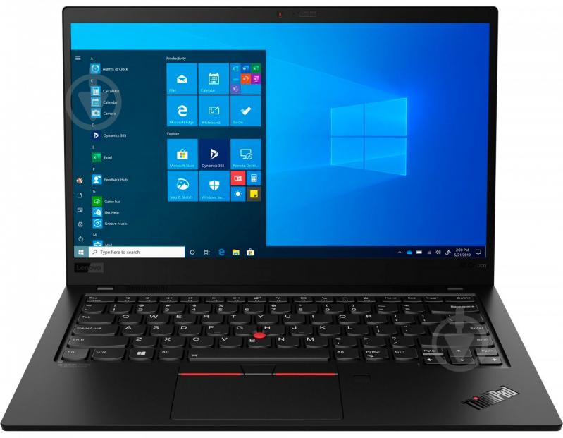 Ноутбук Lenovo ThinkPad X1 Carbon Gen 8 14" (20U9005CRT) black - фото 1