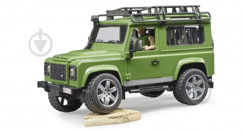 Набор Bruder Автомобиль Land Rover Defender с фигуркой лесника и собаки 1:16 02587 - фото 7