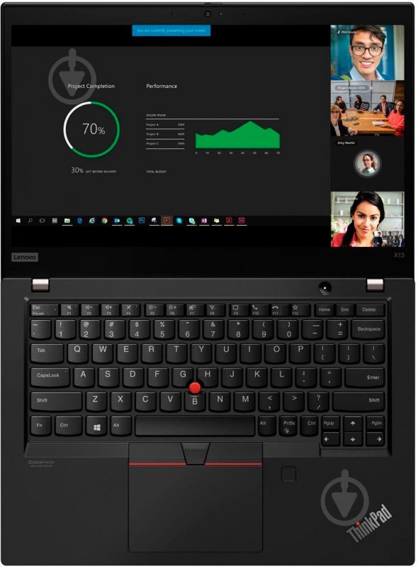 Ноутбук Lenovo ThinkPad X13 Gen 1 13,3" (20UF000LRT) black - фото 17