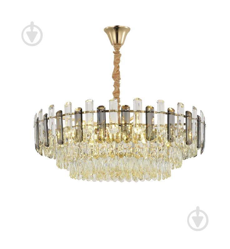 Люстра потолочная Sensio Estela 12xE14 золото/хром/черный PA-89010-800 - фото 1 Люстра потолочная Sensio Estela 12xE14 золото/хром/черный PA-89010-800 - фото 1