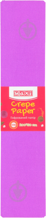 Папір гофрований Maxi 55% 50x200 см бузковий MX61615-48 - фото 1