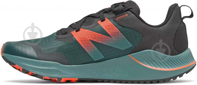 Кросівки чоловічі New Balance Nitrel MTNTRML4 р.42,5 зелені із помаранчевим - фото 2 Кросівки чоловічі New Balance Nitrel MTNTRML4 р.42,5 зелені із помаранчевим - фото 2