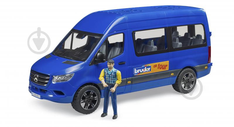 Игровой набор Bruder Туристический автомобиль MB Sprinter с фигуркой 1:16 02681 - фото 1