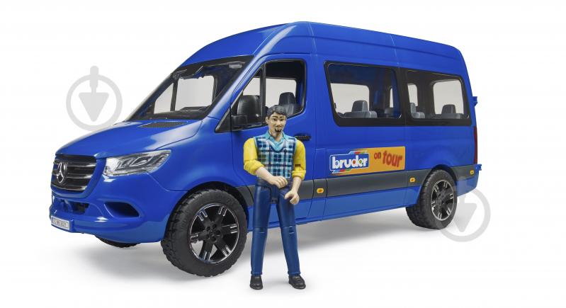 Игровой набор Bruder Туристический автомобиль MB Sprinter с фигуркой 1:16 02681 - фото 4