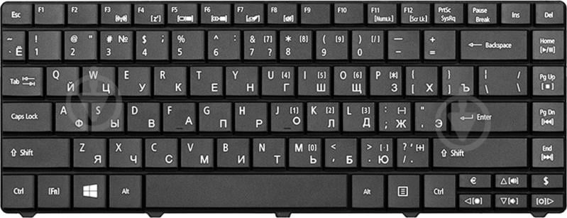 Клавіатура PowerPlant для ноутбука (KB311231) ACER Aspire E1-421, TravelMate 8331 black - фото 1