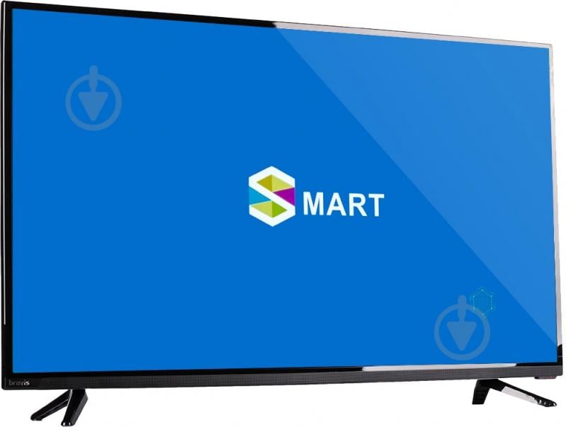 Телевізор Bravis UHD-40E6000 Smart + T2 black - фото 2