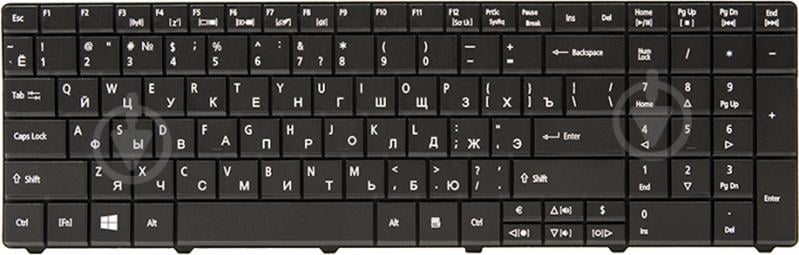 Клавіатура PowerPlant для ноутбука (KB310715) ACER Aspire E1-521, TravelMate 5335 black - фото 1