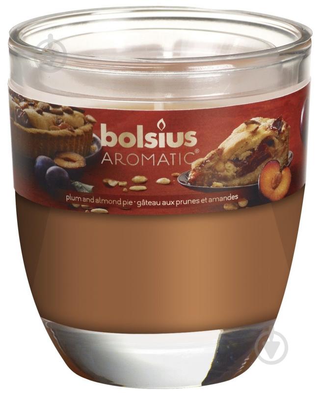 Свеча ароматическая Bolsius Сливовый пирог 7х8 см - фото 1 Свеча ароматическая Bolsius Сливовый пирог 7х8 см - фото 1