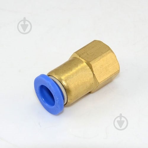 Соединение цанговое прямое для полиуретановых шлангов 6мм*1/8" AIRKRAFT SPCF06-01 - фото 1 Соединение цанговое прямое для полиуретановых шлангов 6мм*1/8" AIRKRAFT SPCF06-01 - фото 1