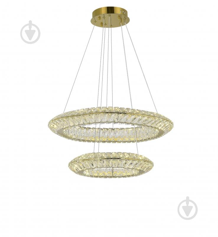 Люстра потолочная Sensio Annora 68 Вт золотистый PA-7025 double circle - фото 1