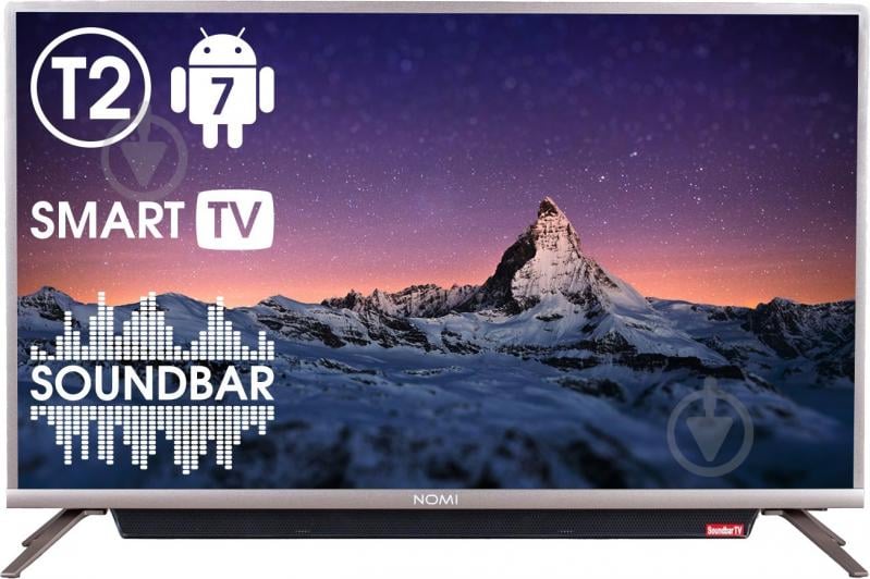 Телевизор Nomi 32HTS11 Titanium Metallic - фото 1 Телевизор Nomi 32HTS11 Titanium Metallic - фото 1