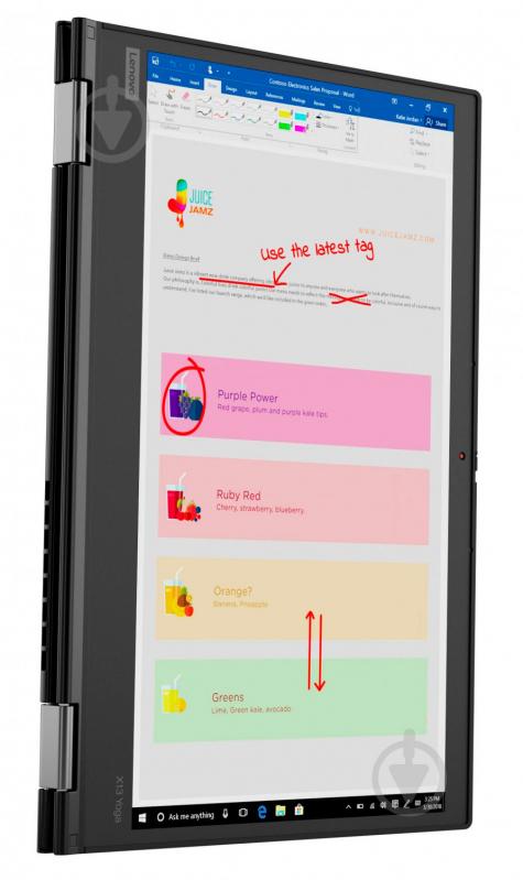 Ноутбук Lenovo ThinkPad X13 Yoga Gen 1 13,3" (20SX001GRT) black - фото 9
