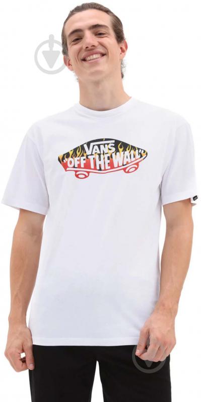 Футболка Vans OTW INFLAMED-B VN0005H2WHT р.XL білий - фото 1