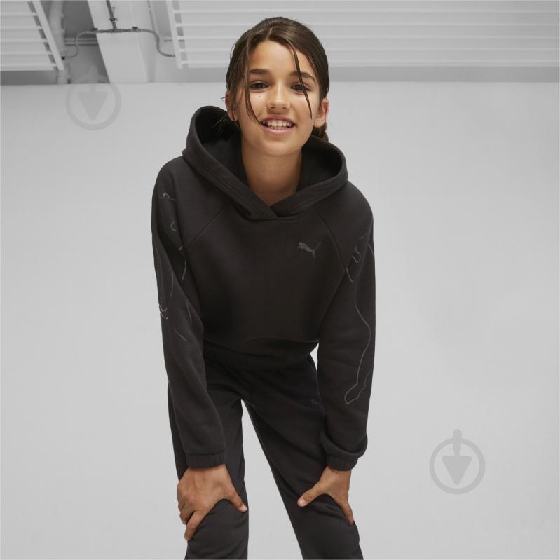 Джемпер Puma PUMA MOTION CAT HOODIE G 67653701 чорний - фото 3