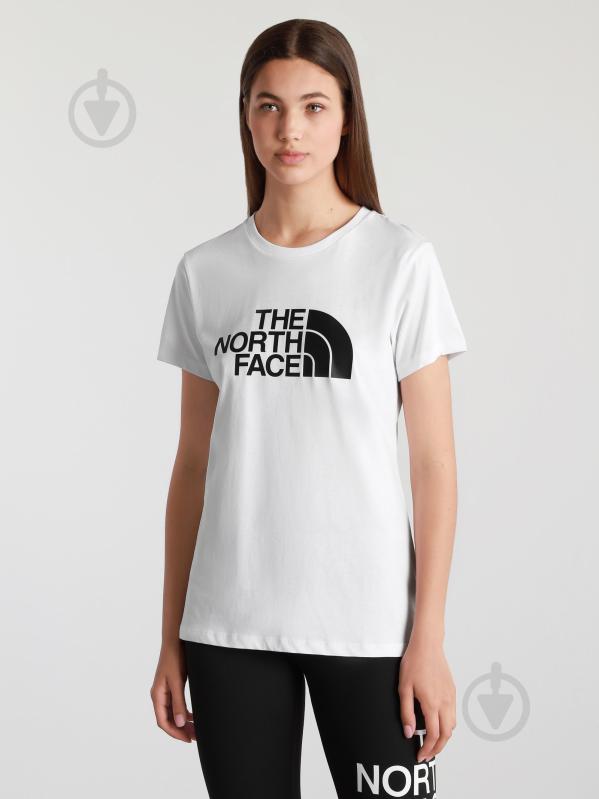 Футболка THE NORTH FACE W S/S EASY TEE NF0A4T1QFN41 р.M белый - фото 1