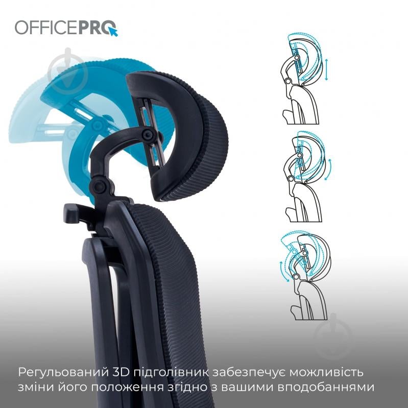 Кресло офисное OfficePro Unity OC510B Black черный - фото 12