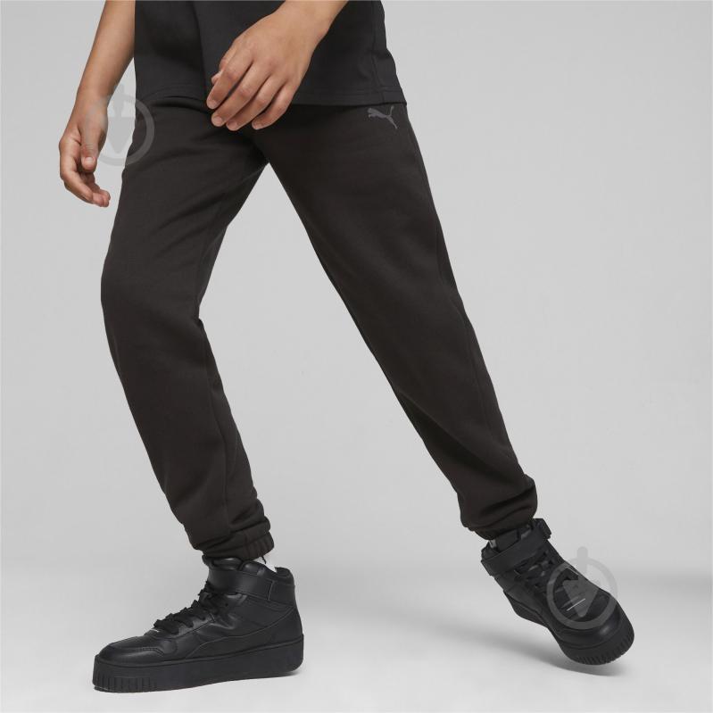 Штани Puma PUMA MOTION STRAIGHT PANTS G 67654001 р. 164 чорний - фото 3