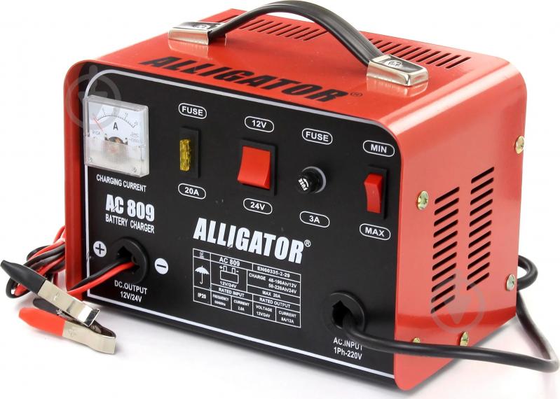 Зарядное устройство трансформаторное Alligator AC809 20 А 200 А/год (AC809) - фото 1
