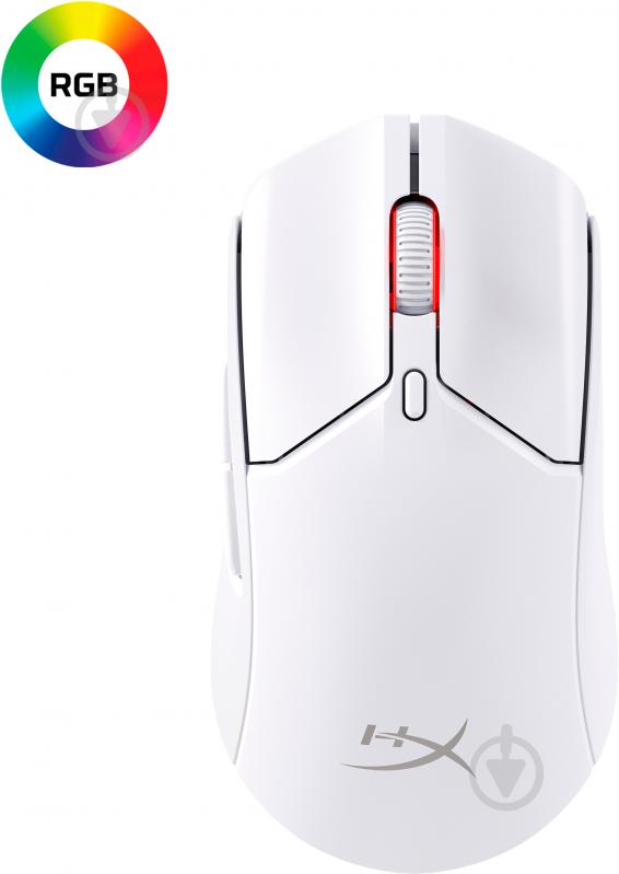 Миша HyperX Pulsefire Haste 2 Wireless white (6N0A9AA) - фото 7