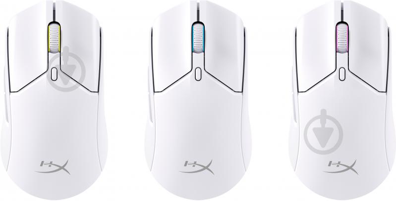 Миша HyperX Pulsefire Haste 2 Wireless white (6N0A9AA) - фото 8