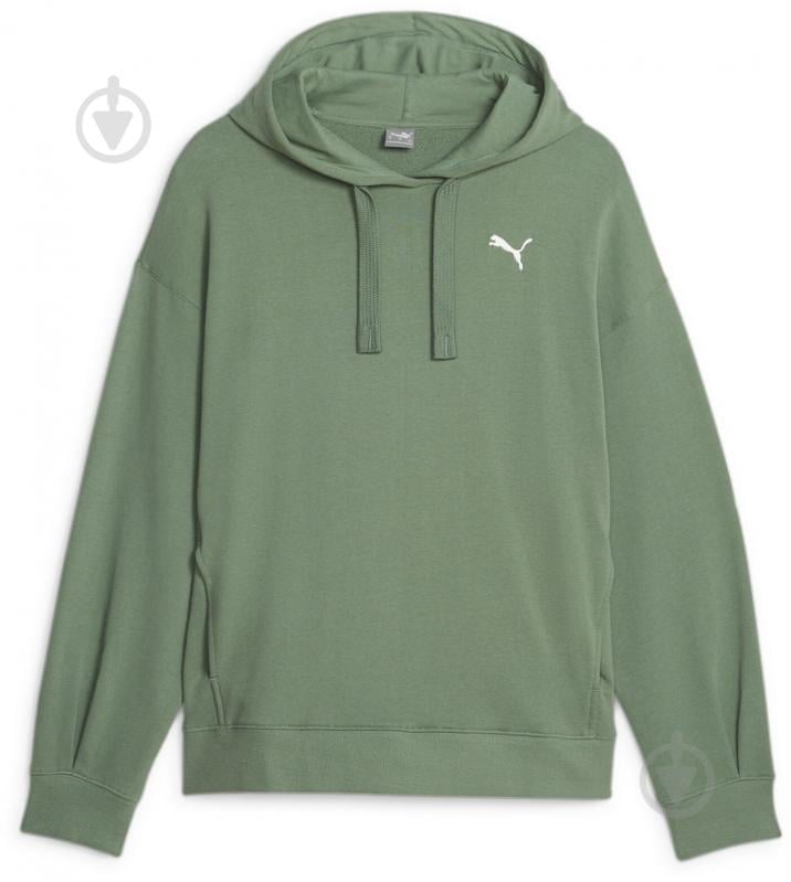 Джемпер Puma HER HOODIE TR 67657344 р.XL зеленый - фото 1