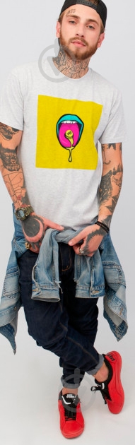 Футболка YAPPI MG1237 р.S серый - фото 3