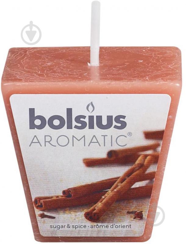 Свеча ароматическая Bolsius Корица 4,7х4,7 см - фото 1