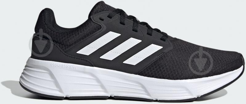 Кроссовки мужские демисезонные Adidas GALAXY 6 M GW3848 р.46 2/3 черные - фото 1