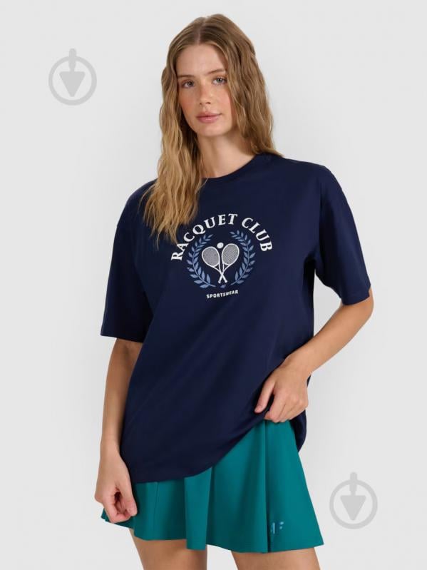 Футболка 4F TSHIRT F3158 4FRAW25TTSHF3158-31S р.M синий - фото 1