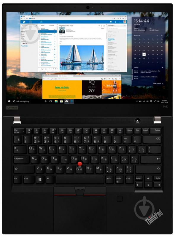 Ноутбук Lenovo ThinkPad T490 14" (20N2006SRT) black - фото 5