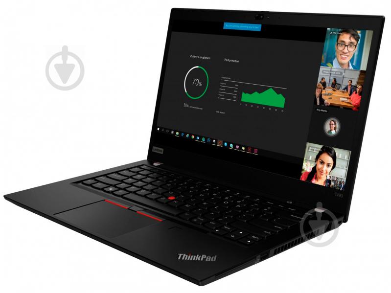 Ноутбук Lenovo ThinkPad T490 14" (20N2006SRT) black - фото 4