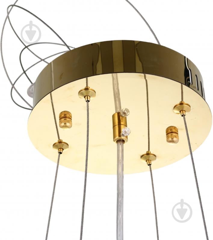 Люстра потолочная Sensio Chateau 6x40 Вт E14 золотой ALPL-PLP275-40 - фото 7