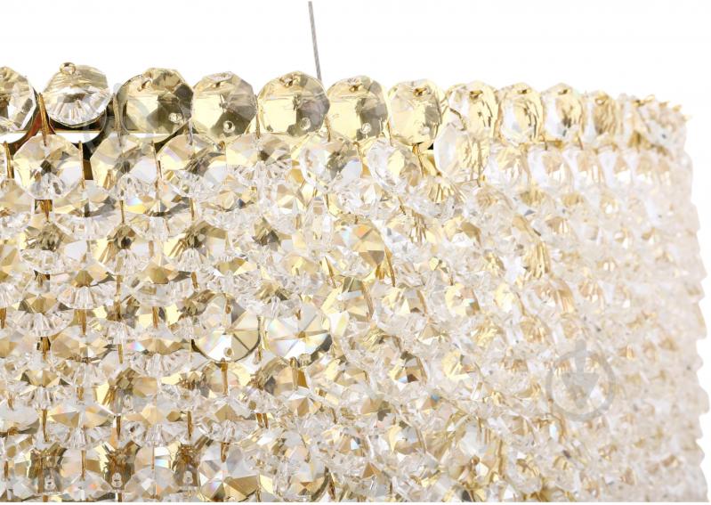 Люстра потолочная Sensio Chateau 6x40 Вт E14 золотой ALPL-PLP275-40 - фото 6