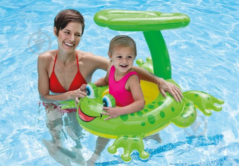 Плот надувной Intex Лягушка 119х79 56584 - фото 3