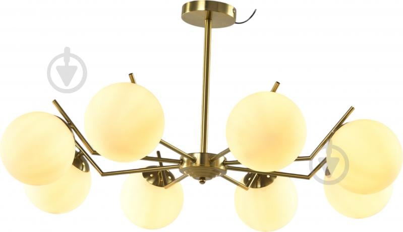 Люстра стельова Sensio Nantes 8x40 Вт E27 білий ALPL-PL321148-8 - фото 2