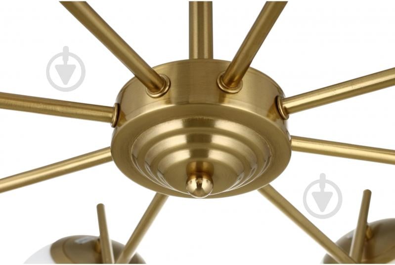 Люстра стельова Sensio Nantes 8x40 Вт E27 білий ALPL-PL321148-8 - фото 4