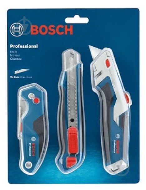 Набор ножей Bosch Professional 3 шт. 1600A027M4 - фото 2