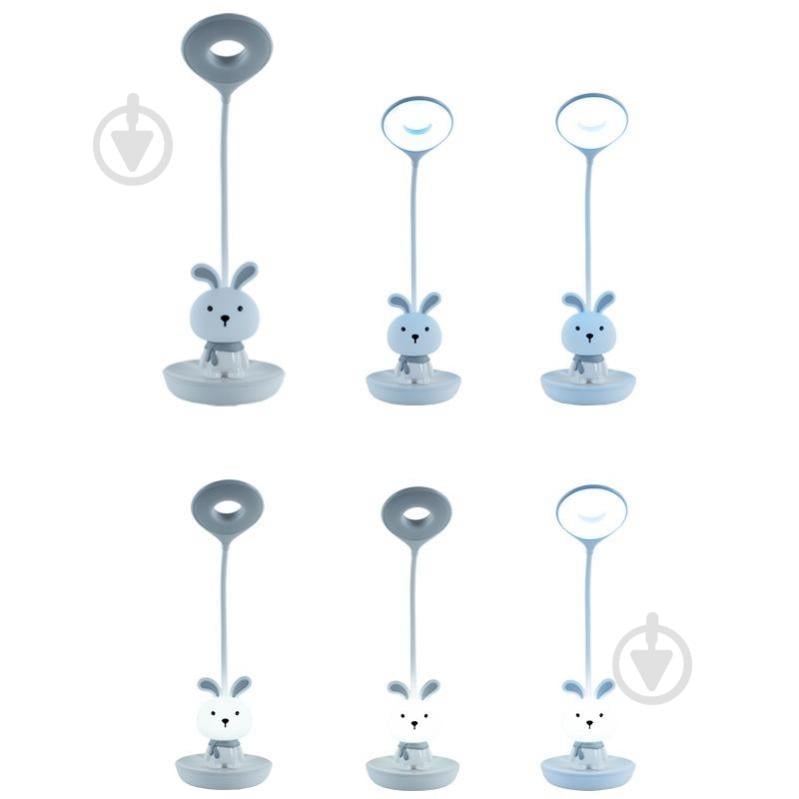 Настільна лампа KITE LED Bunny 2x2,5 Вт білий K24-492-1-1 - фото 4 Настільна лампа KITE LED Bunny 2x2,5 Вт білий K24-492-1-1 - фото 4