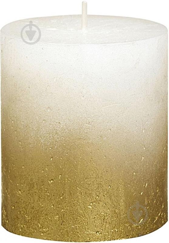 Свеча Рустик белая 8х6,8 см Bolsius - фото 1