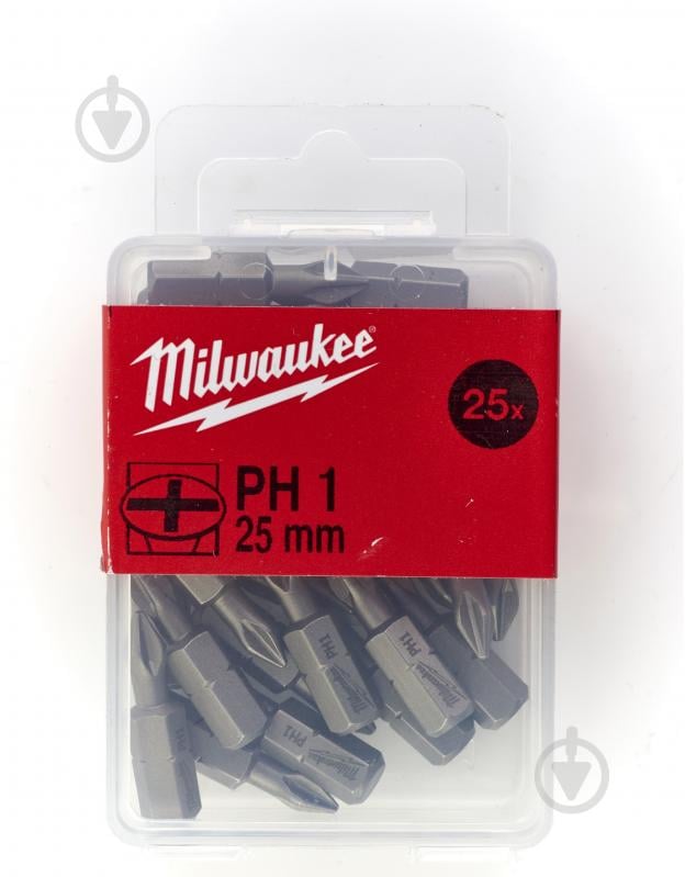 Бита Milwaukee PH1 25 шт. 4932399586 - фото 1