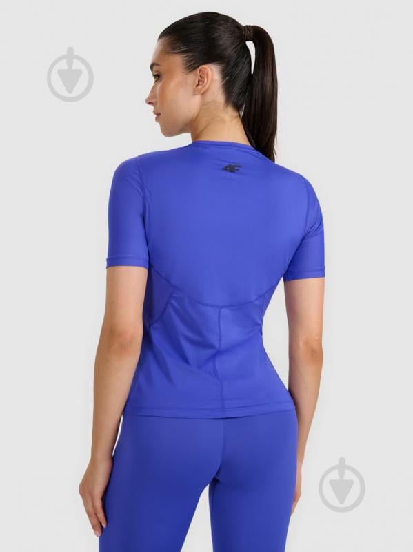 Майка 4F TSHIRT FNK F1518 4FWAW25TFTSF1518-36S р.S фиолетовый - фото 2