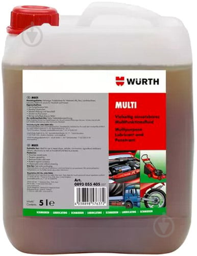 Мастило WURTH MULTI 5л 0893055405 5000 мл - фото 1