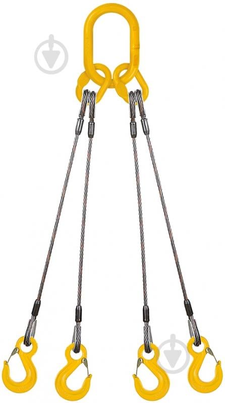 Строп канатный  четирьохвитковой 4СК 3,2х2000 - фото 1