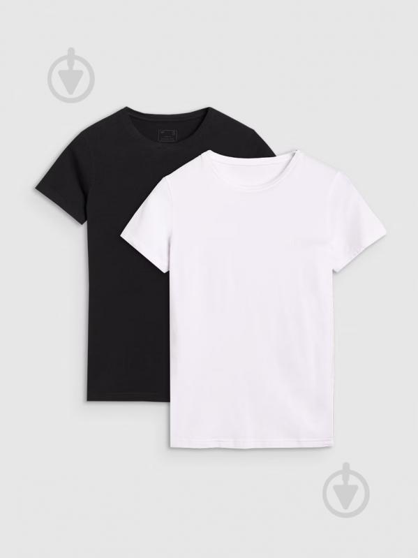 Комплект футболок 4F TSHIRT F2709 (2pack) 4FRMM00TTSHF2709-10S р.XL разноцветный - фото 1
