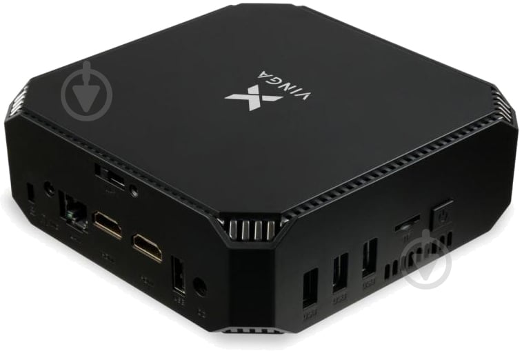 Комп'ютер Vinga Mini PC V500 (V500J4125.8480) black - фото 2