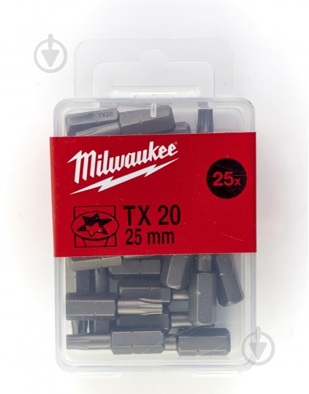 Бита Milwaukee Torx 25 шт. 4932399596 - фото 1 Бита Milwaukee Torx 25 шт. 4932399596 - фото 1