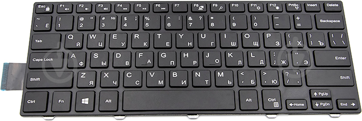 Клавиатура PowerPlant для ноутбуков DELL Inspiron 5447 (KB311842) фрейм black - фото 1