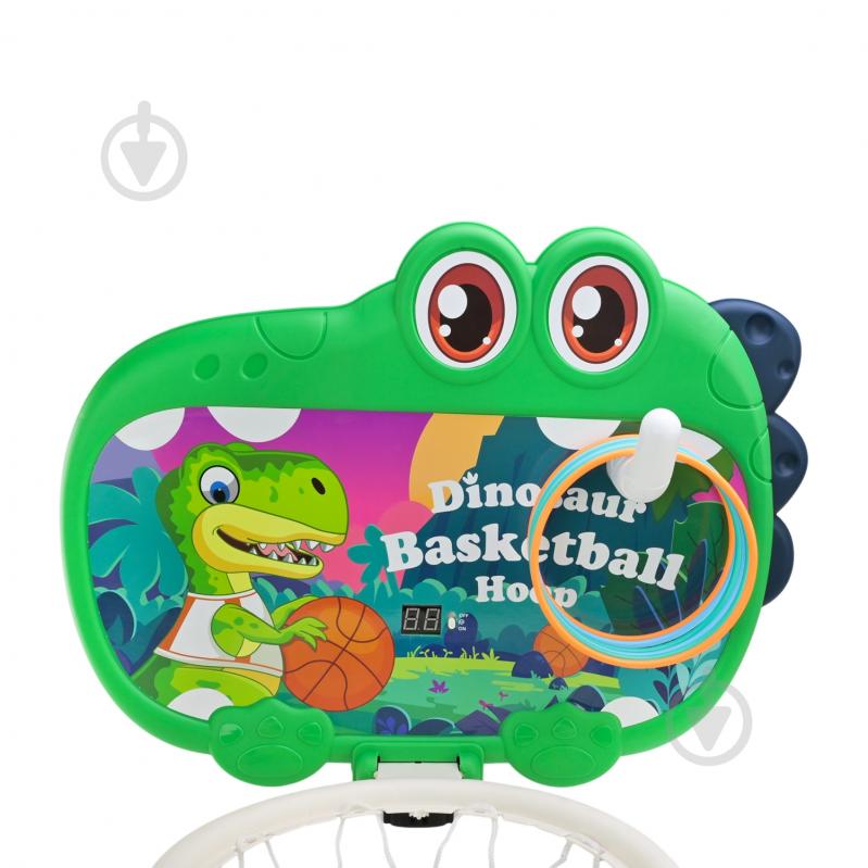 Игровой набор для баскетбола Shantou Динозавр 777-407A - фото 4 Игровой набор для баскетбола Shantou Динозавр 777-407A - фото 4